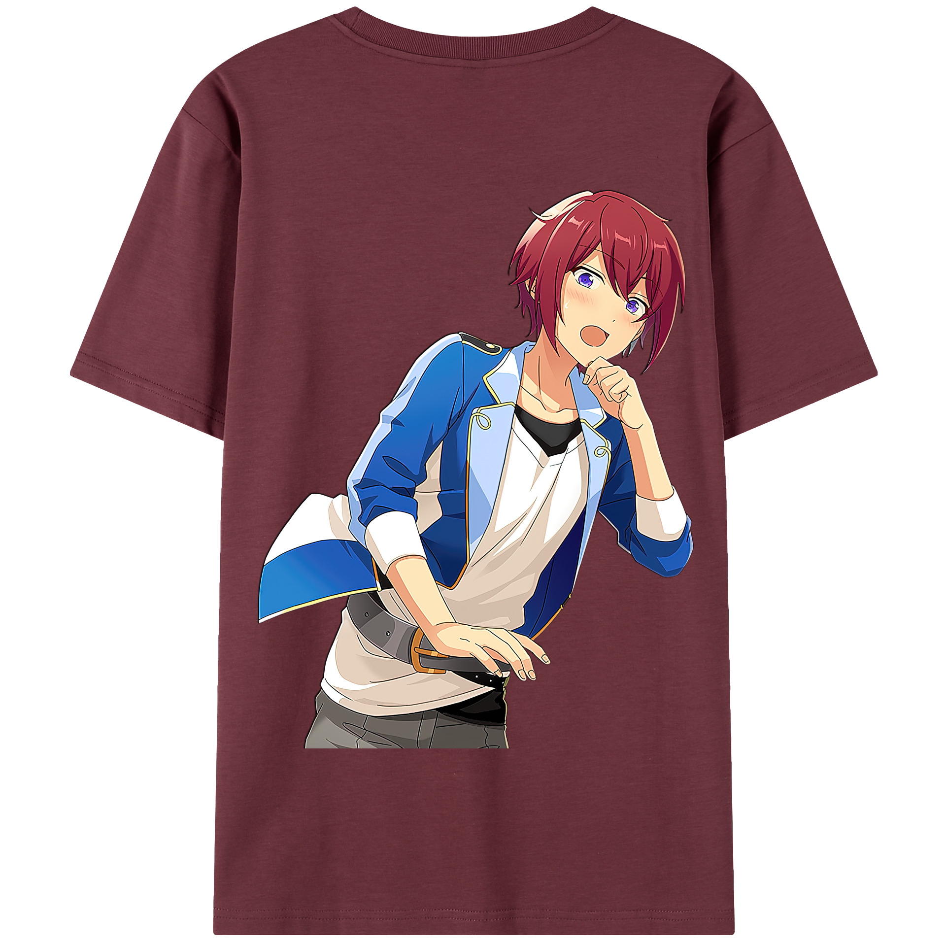 （画像用） あんさんぶるスターズ! Ensemble Stars 綿100％半袖Tシャツ（背面プリント）